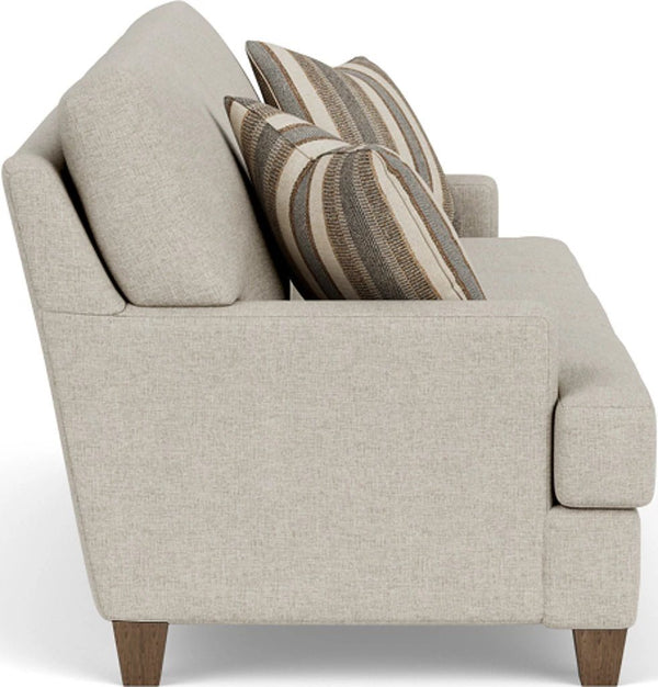 Flexsteel South Haven Contemporary Silver Driftwood Sofa