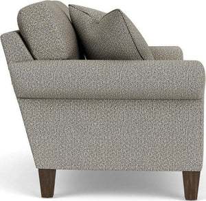 Flexsteel South Haven Gray Quarry Rolled Arm Loveseat