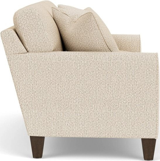 Flexsteel South Haven Transitional White Moondust Sofa