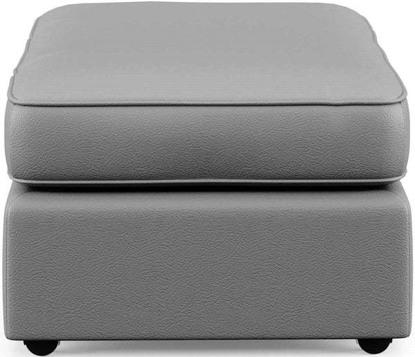 Flexsteel Vail Light Gray Cocktail Ottoman