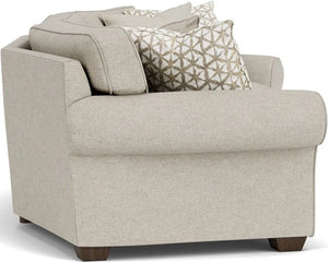 Flexsteel Vail Silver Driftwood Conversation Sofa