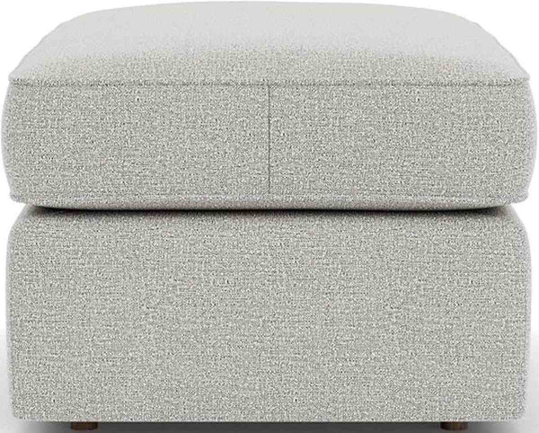 Flexsteel Vail Silver Glacier Ottoman