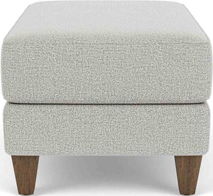 Flexsteel Westside Silver Glacier Cocktail Ottoman