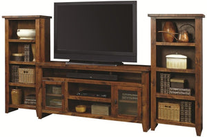 Aspenhome Alder Grove Tobacco 65 Inch TV Stand Console with Doors
