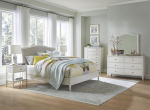 Aspenhome Charlotte White Landscape Mirror