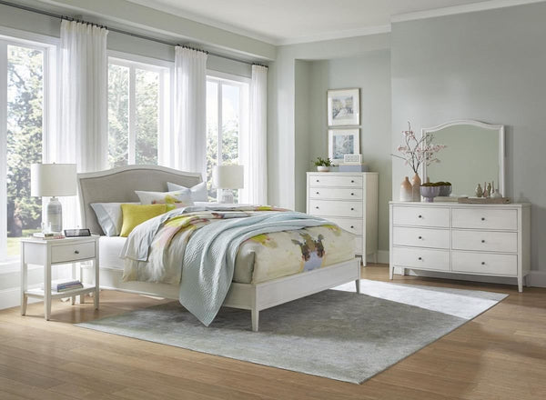 Aspenhome Charlotte White Landscape Mirror