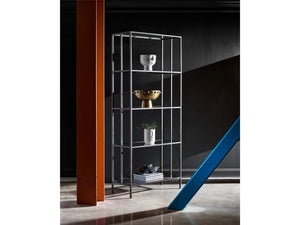 Universal Curated Industrial Oil Rubbed Bronze Etagere Bookcase
