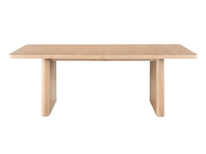 Universal Nomad White Oak Dining Table