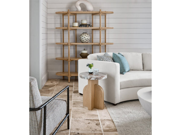 Universal Nomad Riverine Tech Oak Accent Table