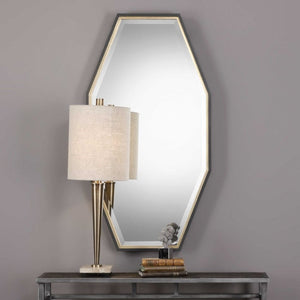 Uttermost Savion Gold Octagon Mirror