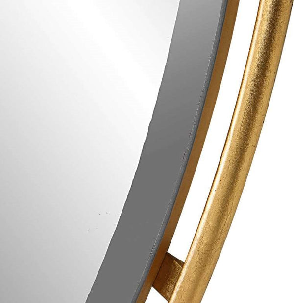 Uttermost Canillo Gold Round Mirror