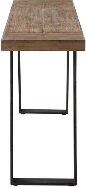 Uttermost Freddy Weathered Oak Console Table