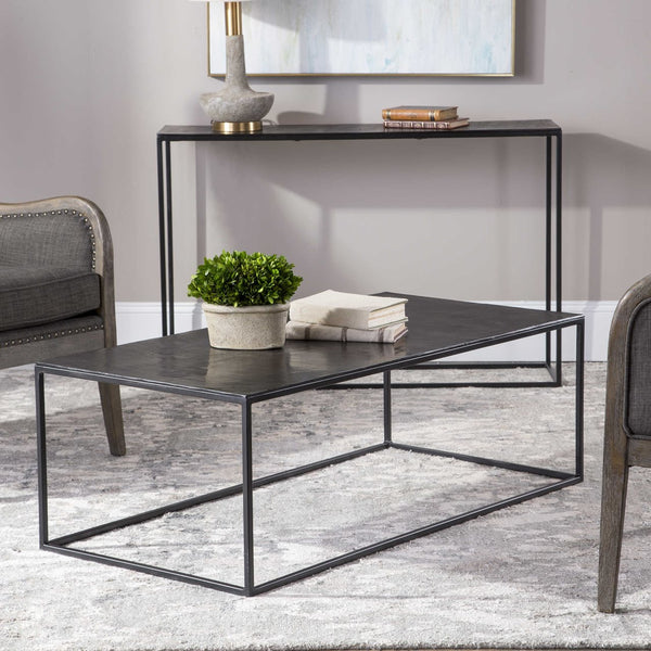 Uttermost Coreene Plated Antique Bronze Coffee Table