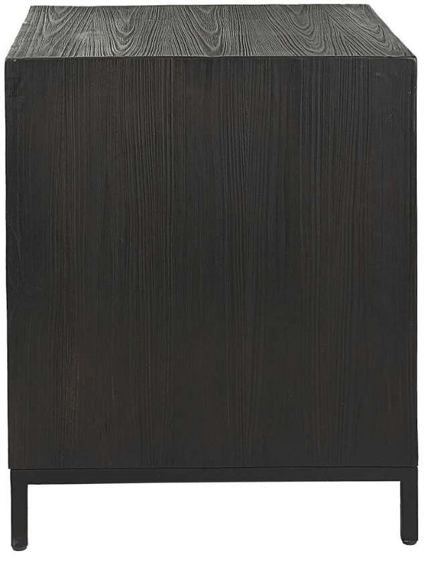 Uttermost Aiken Dark Gray Accent Cabinet