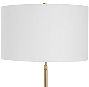 Uttermost Prominence Brass Floor Lamp
