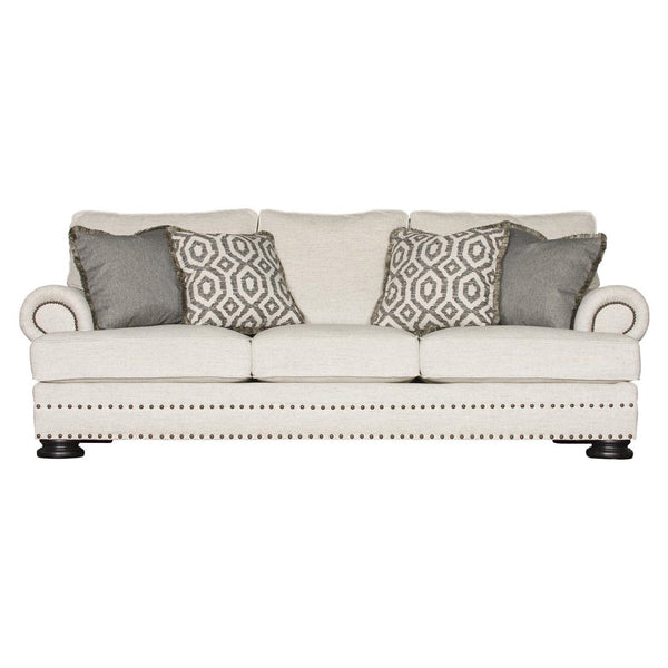 Bernhardt Foster Ivory Fabric Sofa