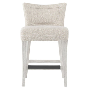 Bernhardt Giles Fabric Wire-Brushed Counter Stool