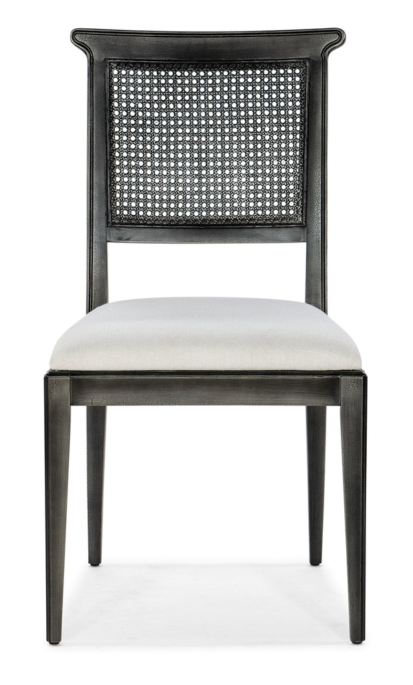 Hooker Furniture Charleston Upholstered Seat Black Side Chair