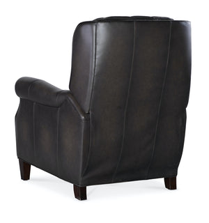 Hooker Furniture Palmer Press Back Sarzana Castle Leather Recliner Chair