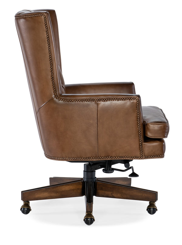 Hooker Furniture Finley Executive Leather Swivel Office Chair