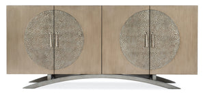 Hooker Furniture Melange Nolita Champagne 4-Door TV Entertainment Console