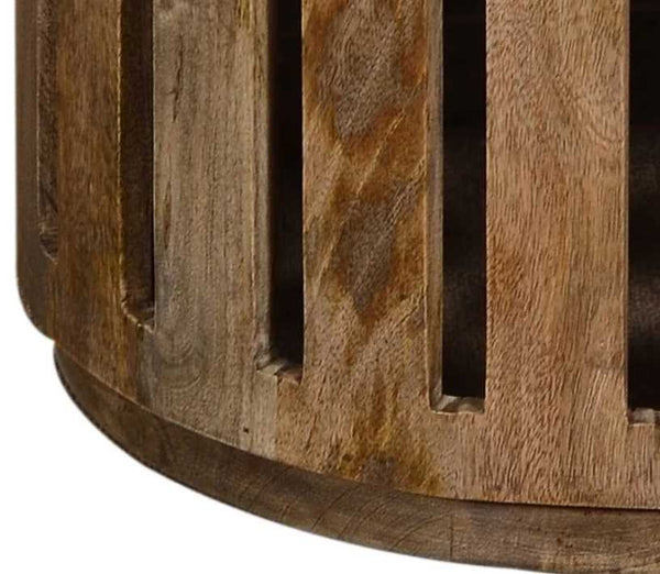 Crestview Oscar Brown Accent Table