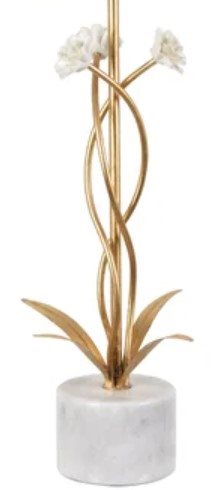 Crestview Gold/White 31.5 Inch Table Lamp
