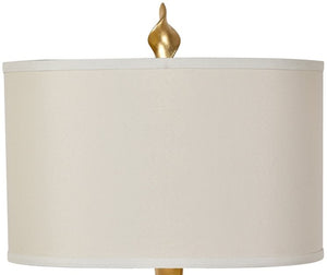 Crestview Summit Gold Leaf Table Lamp