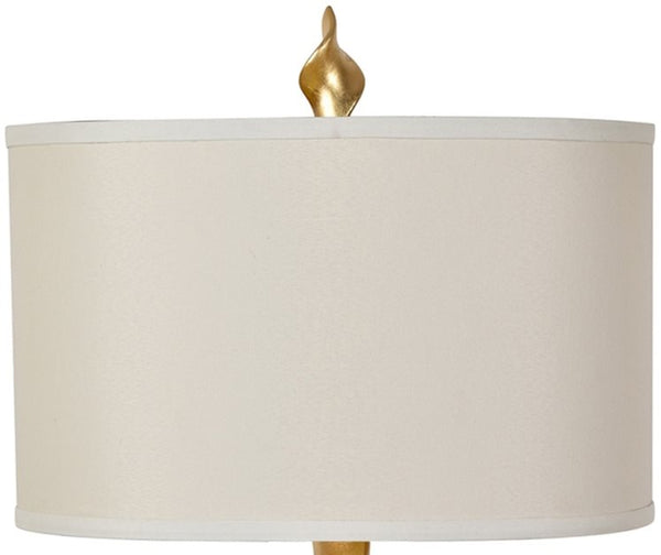 Crestview Summit Gold Leaf Table Lamp