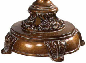 Crestview Tyler Oriental Gold Floor Lamp