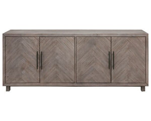 Martin Furniture Palisades 80 Inch 4-Door Entertainment TV Stand