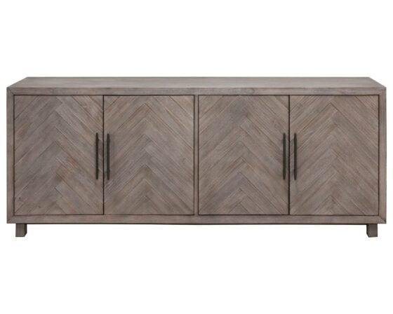 Martin Furniture Palisades 80 Inch 4-Door Entertainment TV Stand