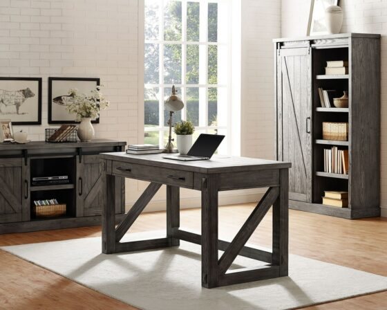 Martin Furniture Avondale Rustic Gray Bookcase