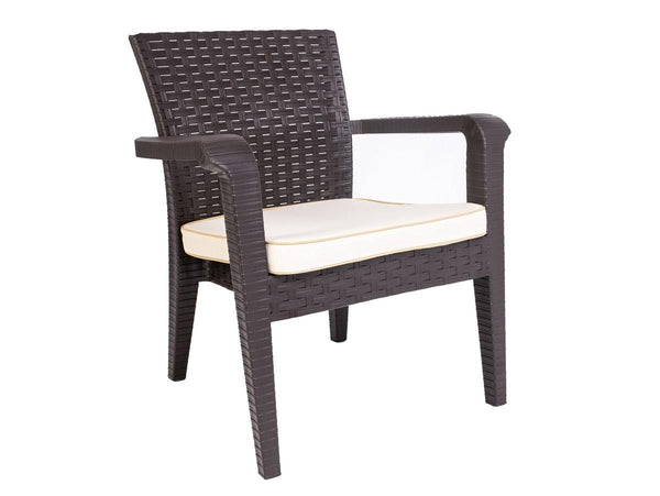 Rainbow Outdoor Alaska Armchair in Brown