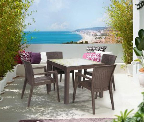 Rainbow Outdoor Montana Armchair in Brown