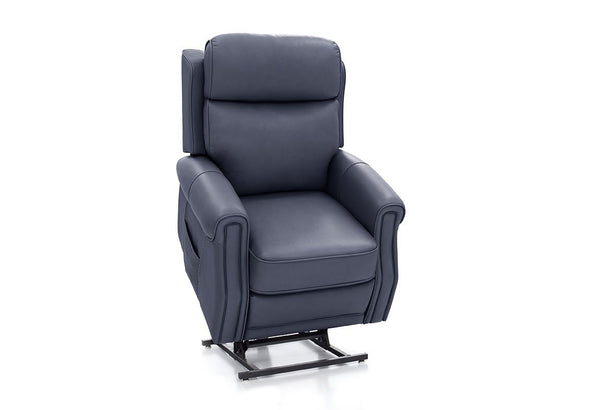 Barcalounger Sorrento Ocean Lance Power Lux Lift Chair Leather Recliner