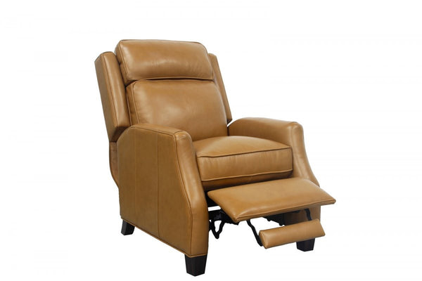 Barcalounger Shoreham Ponytail Nixon Leather High/Low-Leg Recliner Chair