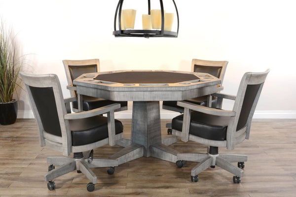 Sunny Designs Alpine Grey Game & Dining Table