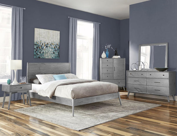 Sunny Designs American Modern Grey 6-Drawer Dresser