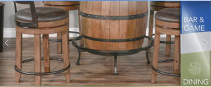 Sunny Designs Doe Valley Buckskin Round Pub Table