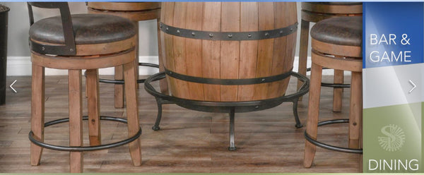 Sunny Designs Doe Valley Buckskin Round Pub Table