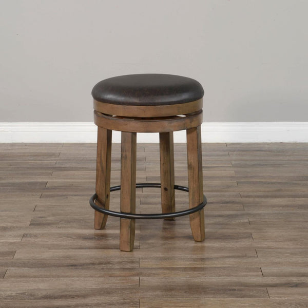 Sunny Designs Doe Valley Buckskin Swivel Stool