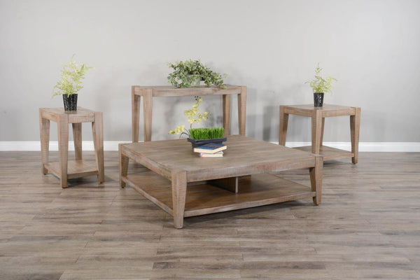 Sunny Designs Durango Weathered Brown End Table
