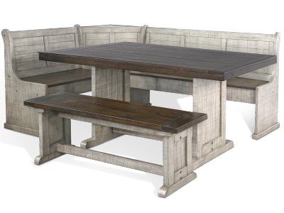 Sunny Designs Homestead Hills Tobacco Leaf & Alpine Grey Dining Table
