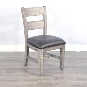 Sunny Designs Homestead Hills Tobacco Leaf & Alpine Grey Ladderback Dining Chair