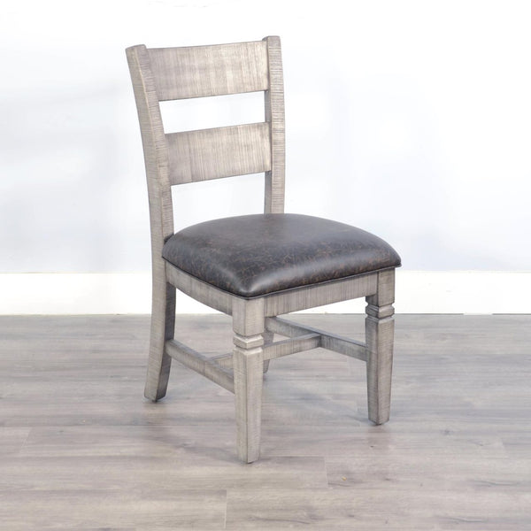 Sunny Designs Homestead Hills Tobacco Leaf & Alpine Grey Ladderback Dining Chair