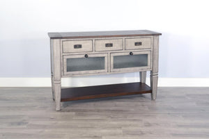 Sunny Designs Homestead Hills Tobacco Leaf & Alpine Grey Server
