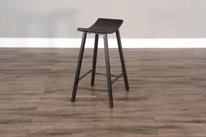Sunny Designs Homestead Tobacco Leaf 24 Inch Stool Wood Seat