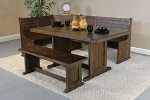 Sunny Designs Homestead Tobacco Leaf Breakfast Nook Set