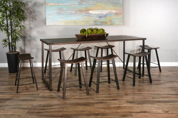 Sunny Designs Homestead Tobacco Leaf Friendship Counter-Height Table